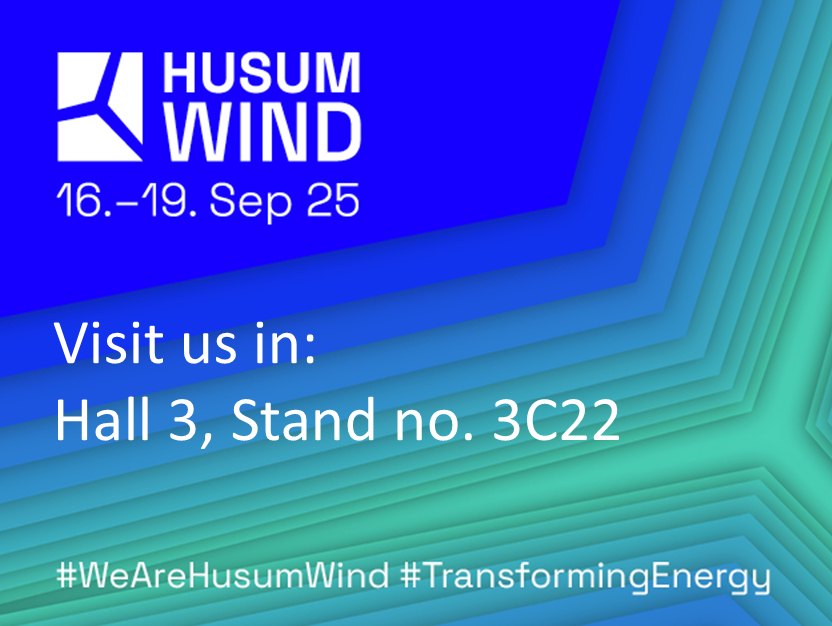 Meet us at HUSUM Wind 2025 at our stand no. 3C22 !